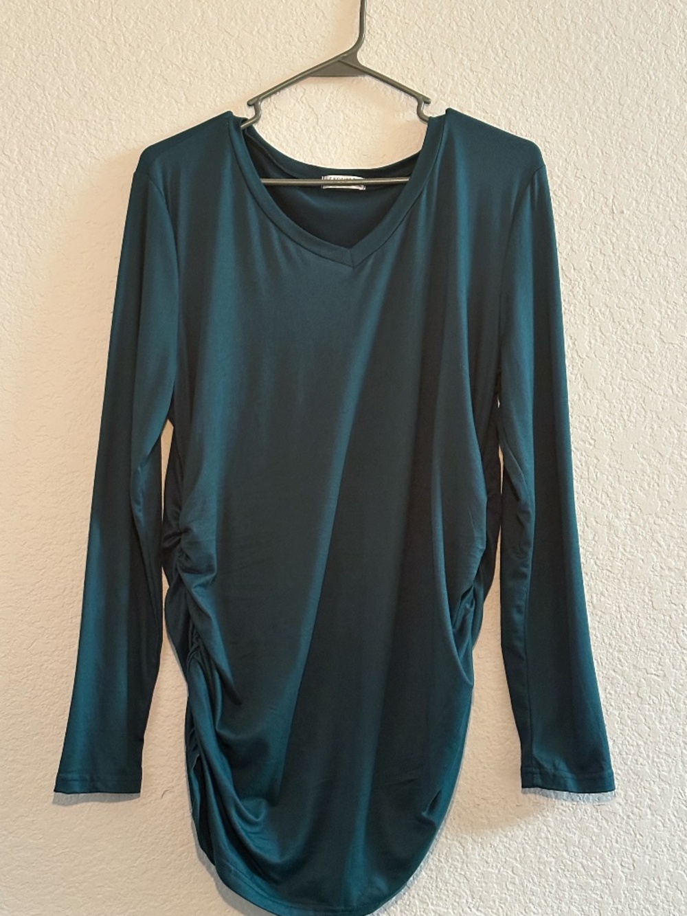 Hunter Green Maternity Blouse